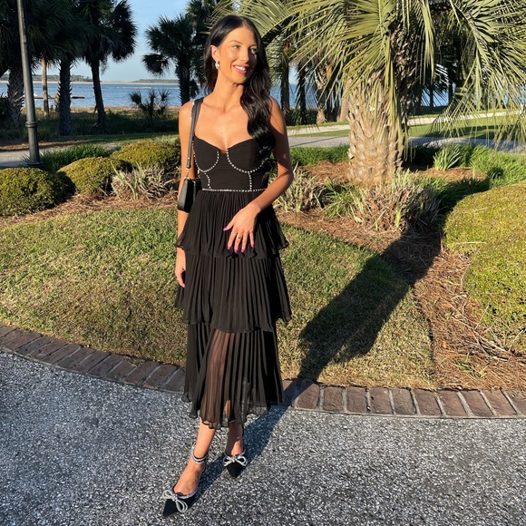 Self-Portrait Dresses & Skirts - Tiered black dress